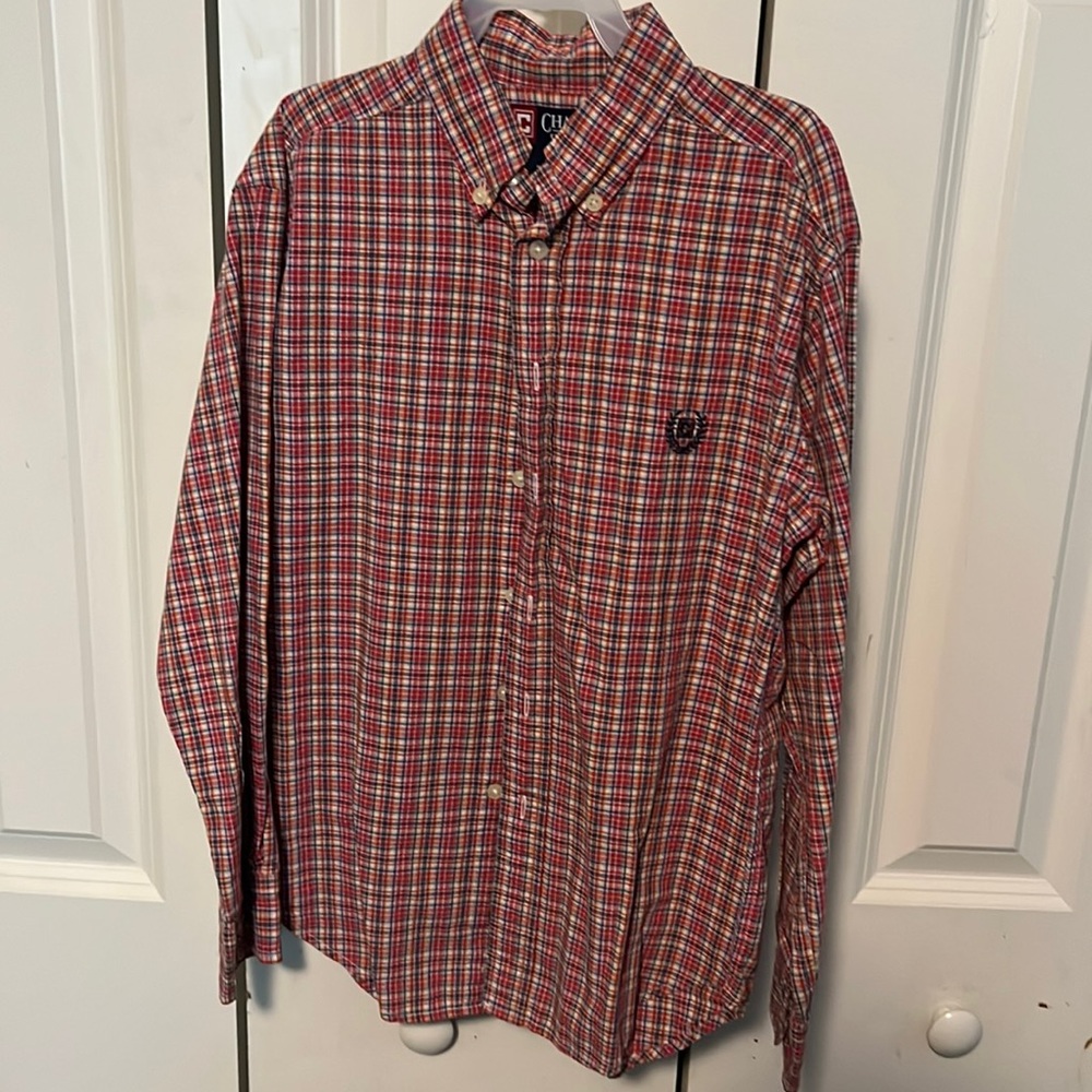 Chaps LS button-up shirt boys Small 8/10